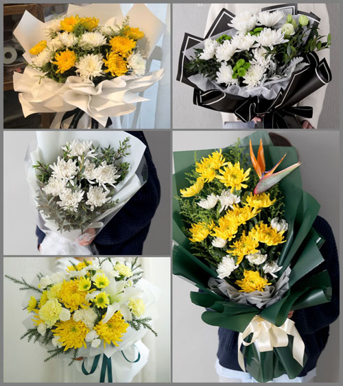 湖北咸宁市赤壁市中伙铺镇董家岭村白事花束代送